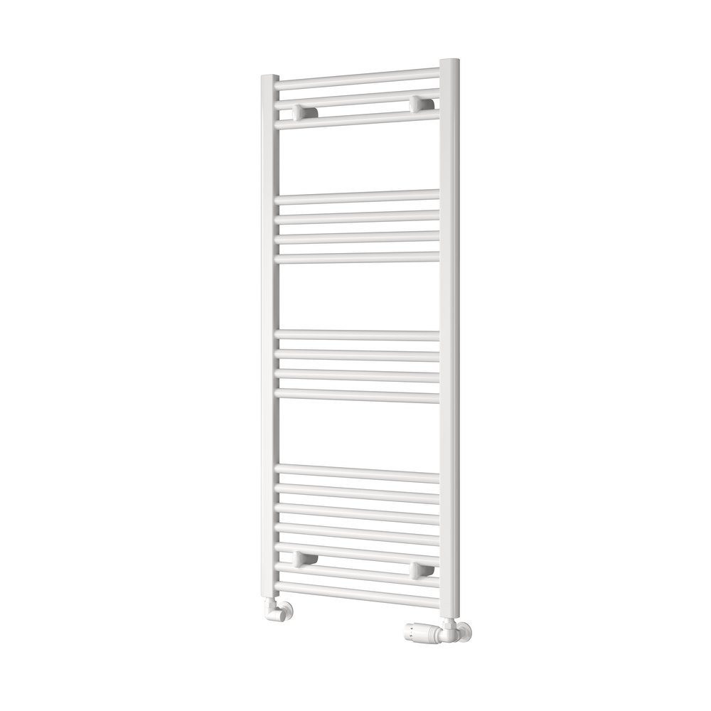Reina Capo 1200 x 500mm White Flat Heated Towel Rail (1)