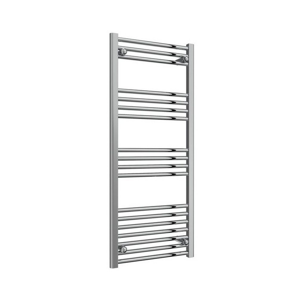 Reina Capo 1200 x 500mm Chrome Flat Heated Towel Rail