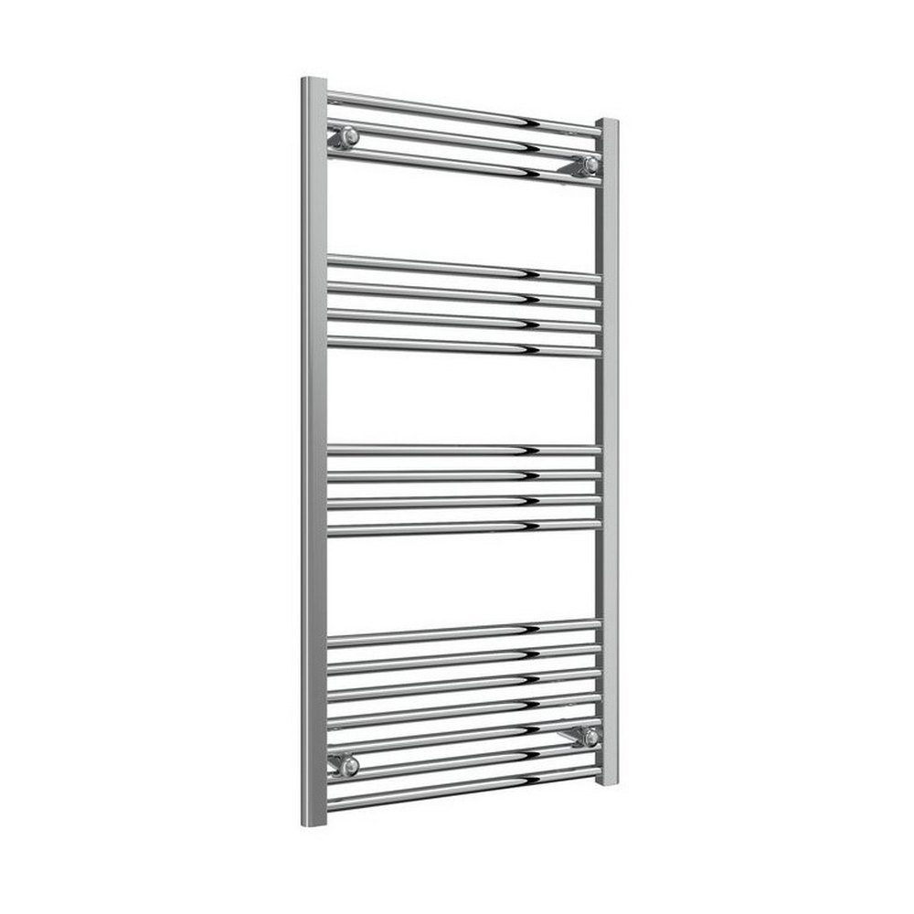 Reina Capo 1200 x 600mm Chrome Flat Heated Towel Rail