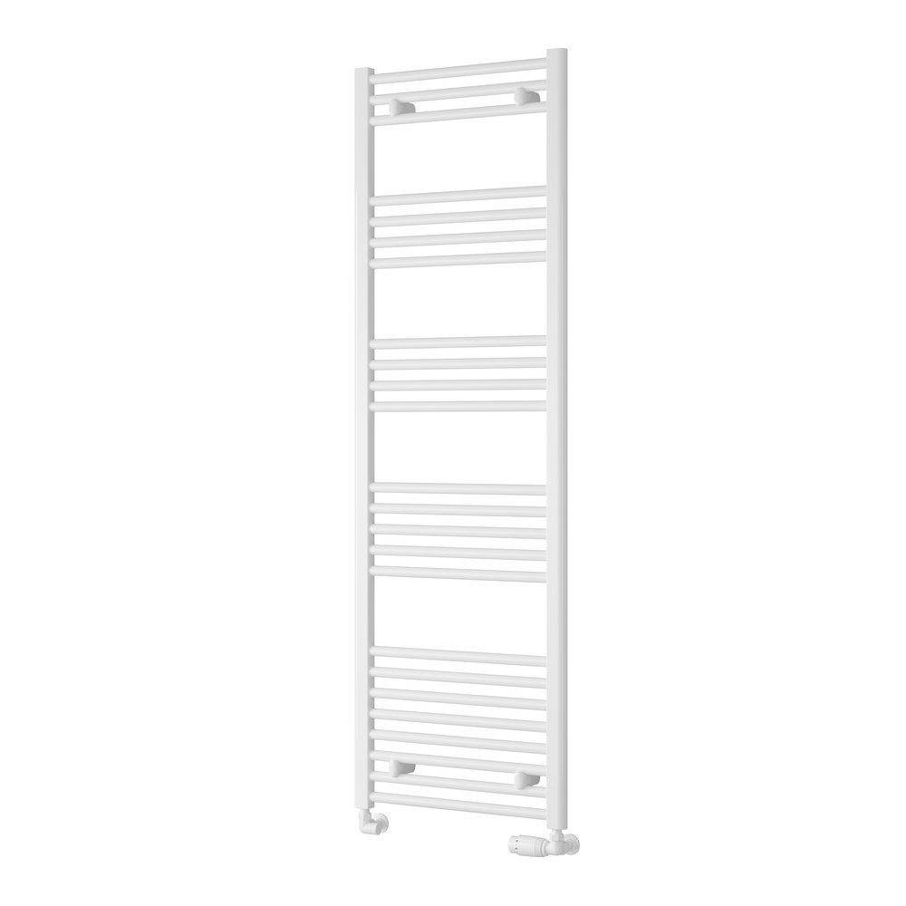 Reina Capo 1600 x 500mm White Flat Heated Towel Rail (1)