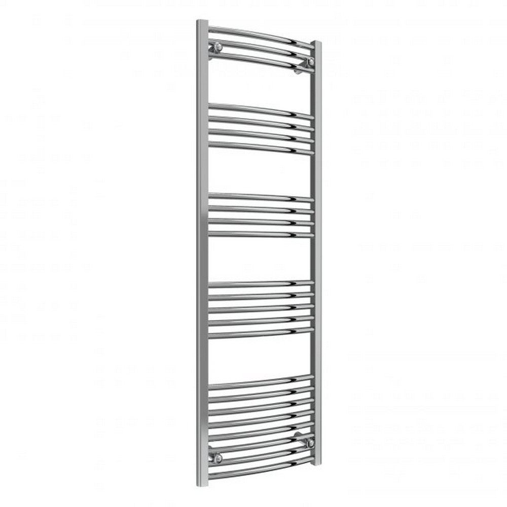 Reina Capo 1600 x 500mm Chrome Curved Heated Towel Rail