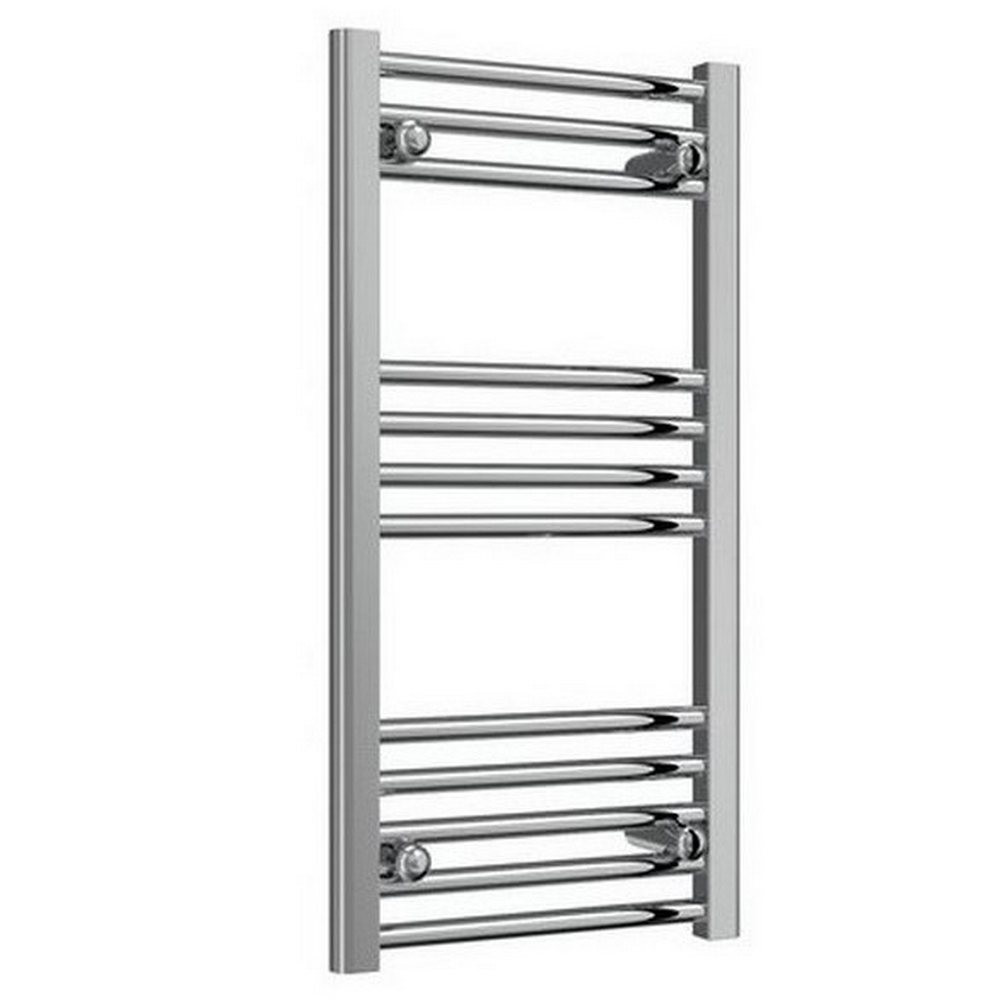 Reina Capo 800 x 400mm Chrome Flat Heated Towel Rail