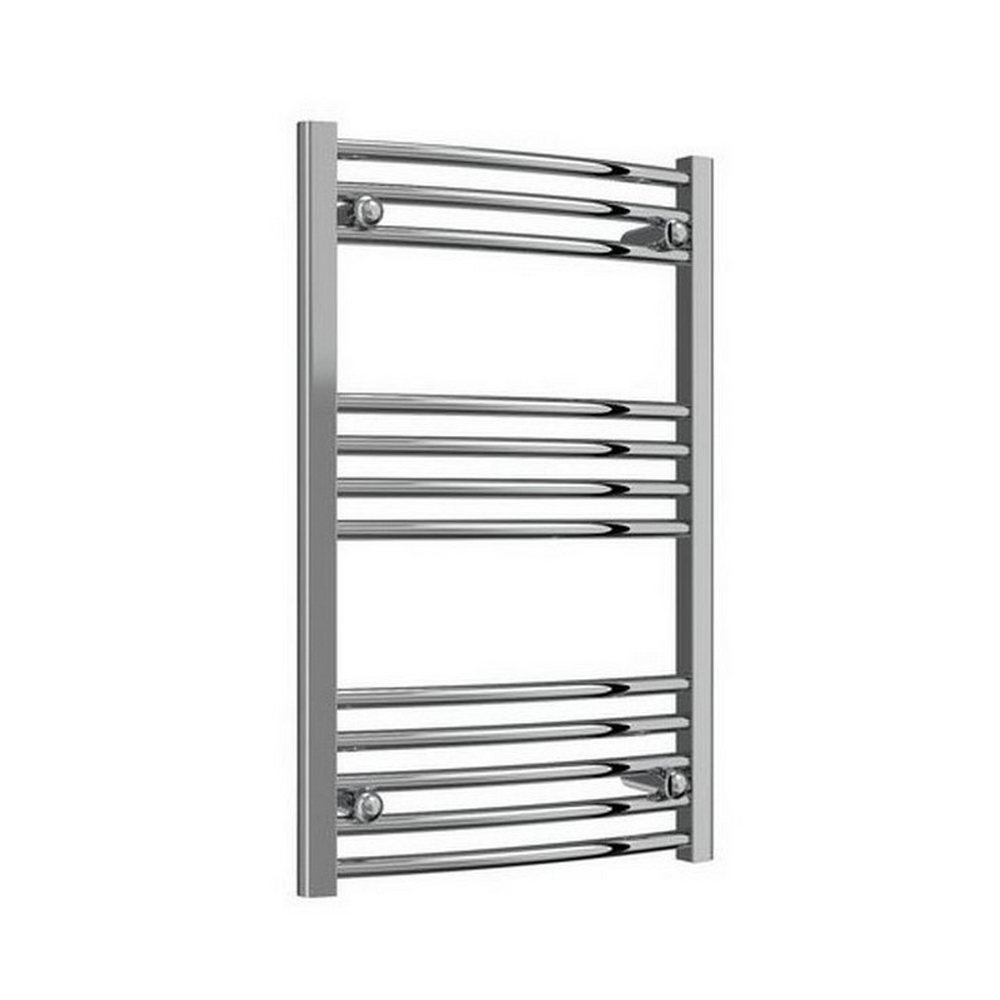 Reina Capo 800 x 500mm Chrome Curved Heated Towel Rail