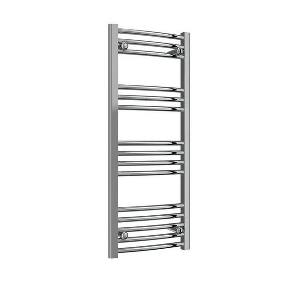 Reina Capo Curved 1000 x 400mm Electric Chrome Heated Towel Rail