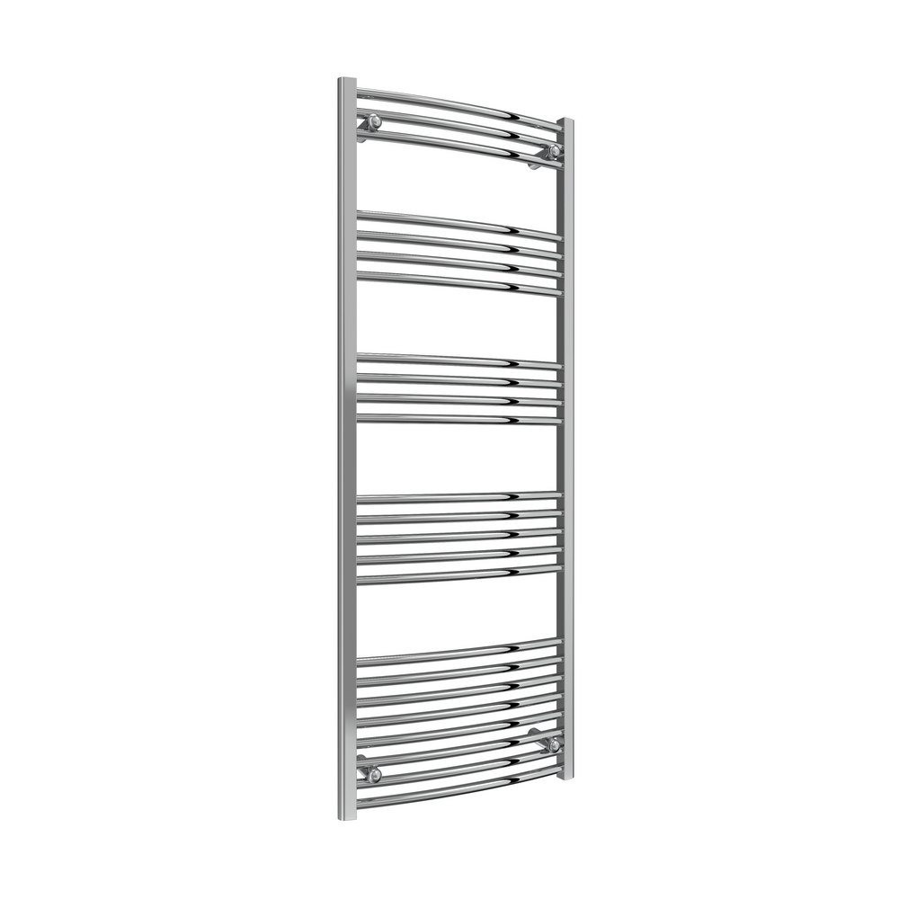 Reina Capo Curved 1600 x 600mm Electric Chrome Heated Towel Rail
