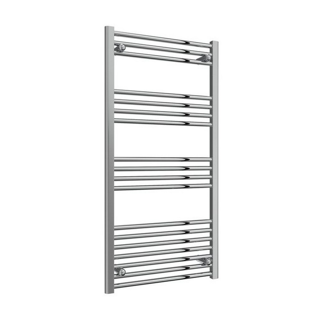 Reina Capo Flat 1200 x 600mm Electric Chrome Heated Towel Rail