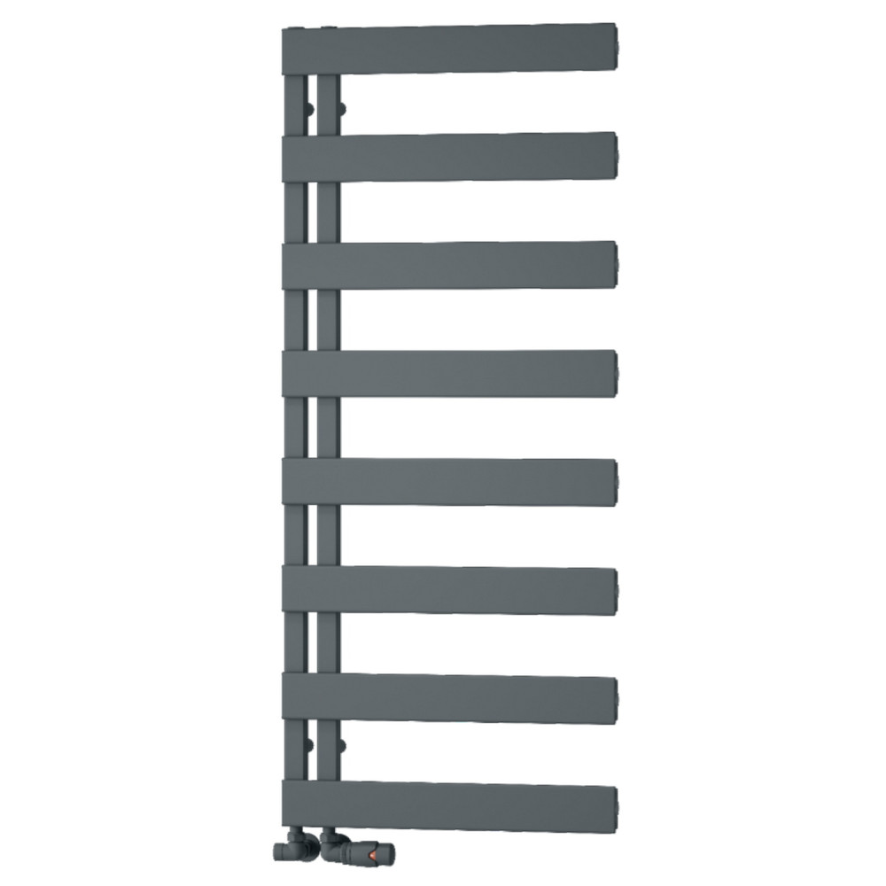 Reina Carpena 1190 x 500mm Anthracite Aluminium Heated Towel Rail
