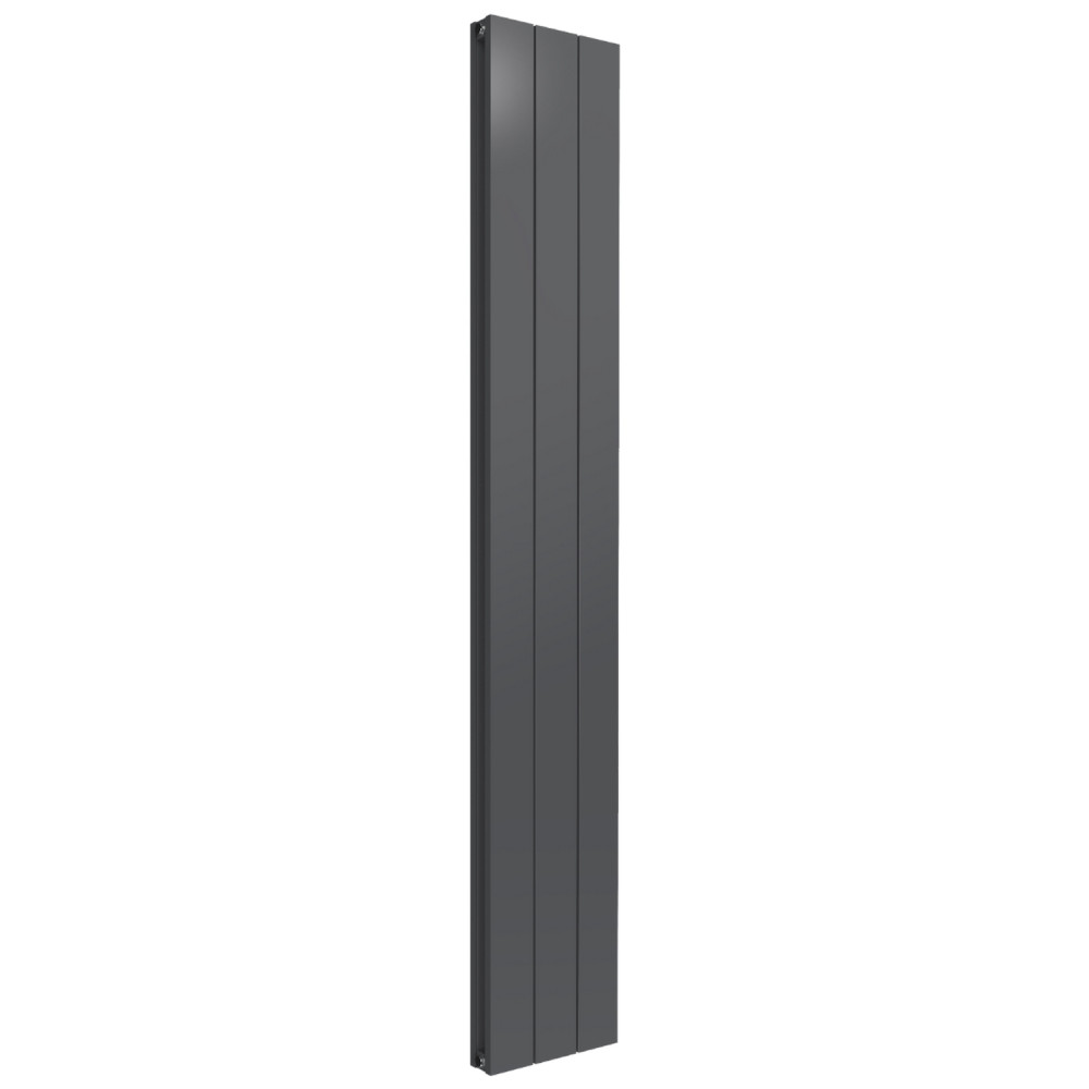 Reina Casina 1800 x 280mm Double Vertical Anthracite Aluminium Radiator