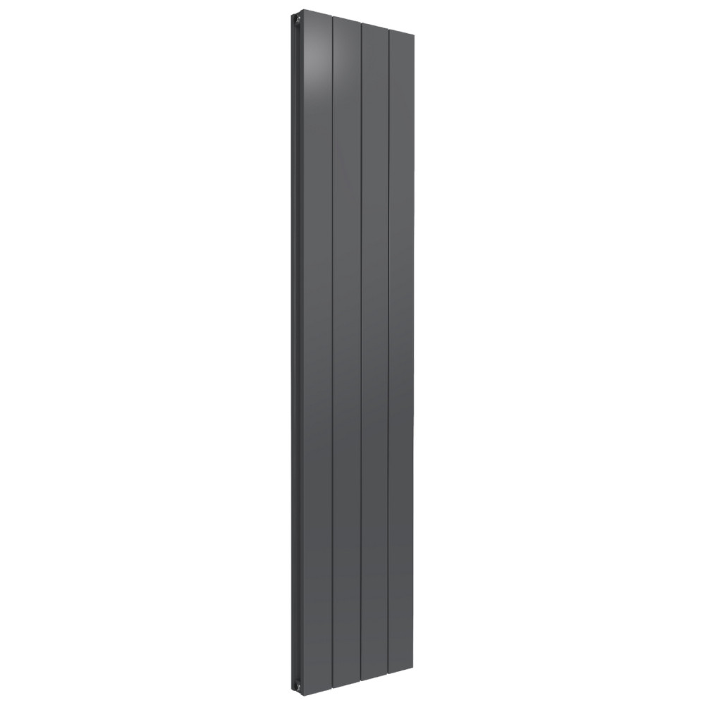 Reina Casina 1800 x 375mm Double Vertical Anthracite Aluminium Radiator
