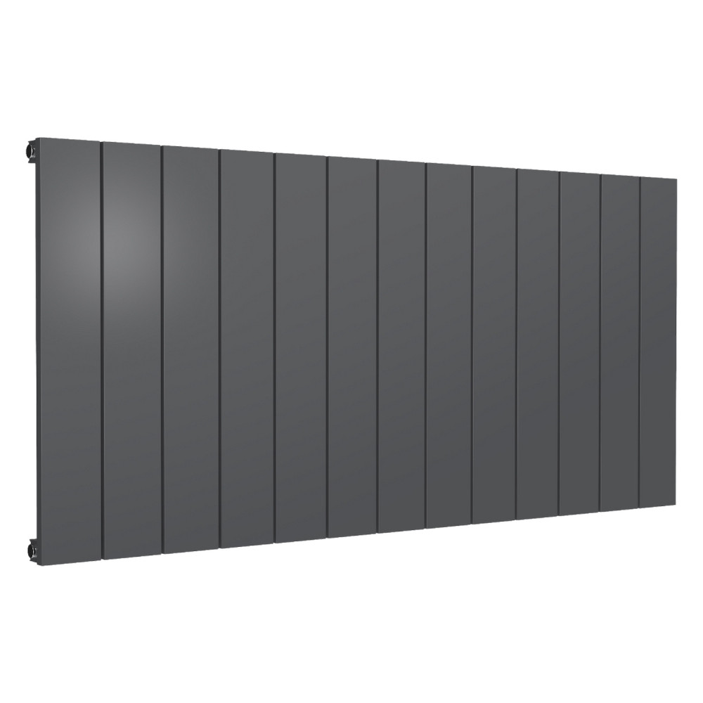 Reina Casina 600 x 1230mm Horizontal Anthracite Aluminium Radiator