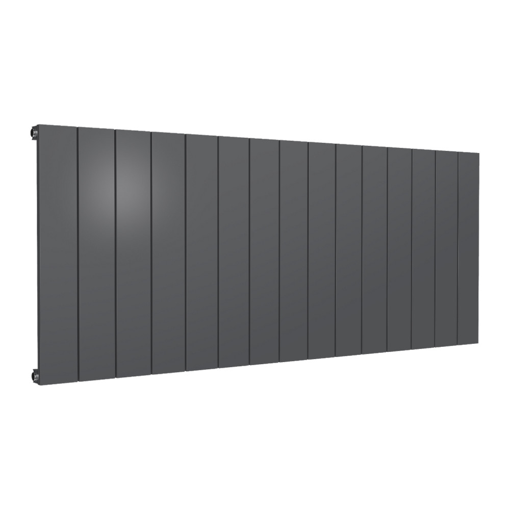 Reina Casina 600 x 1420mm Horizontal Anthracite Aluminium Radiator