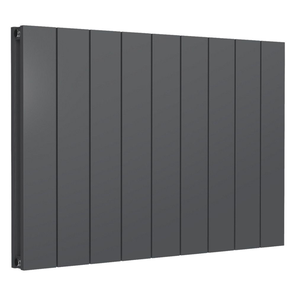 Reina Casina 600 x 850mm Double Horizontal Anthracite Aluminium Radiator