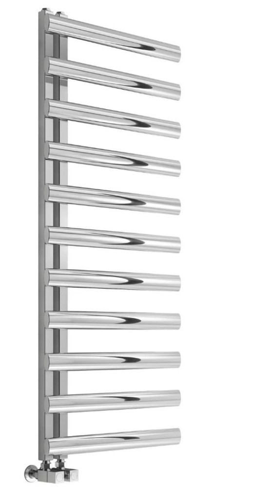 Reina Cavo 1230 x 500mm Brushed Stainless Steel Towel Radiator