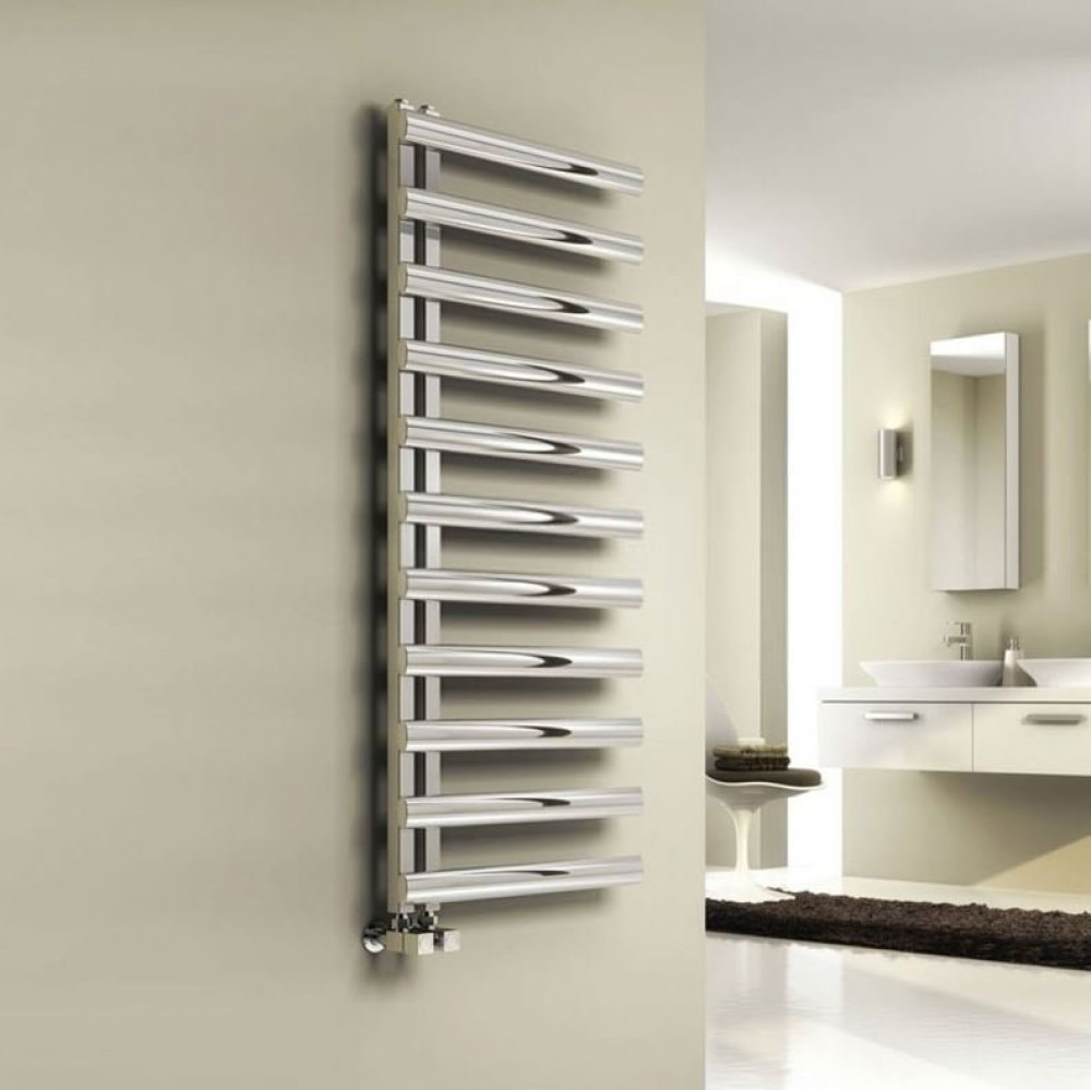 Reina Cavo Polished Stainless Steel Towel Rail 1230 x 500