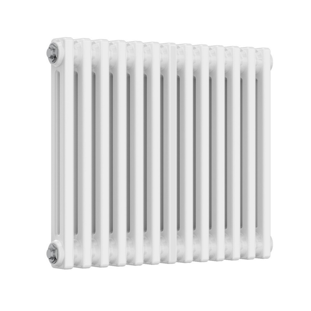 Reina Colona 2 Column 500 x 605mm White Horizontal Designer Radiator (1)
