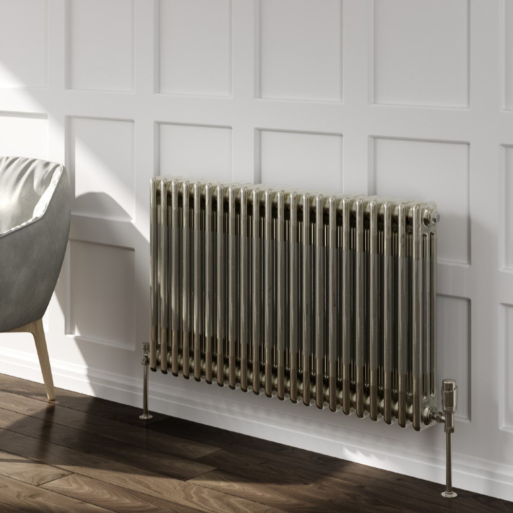 Reina Colona 3 Column Lacquer 600 x 605mm Horizontal Radiator