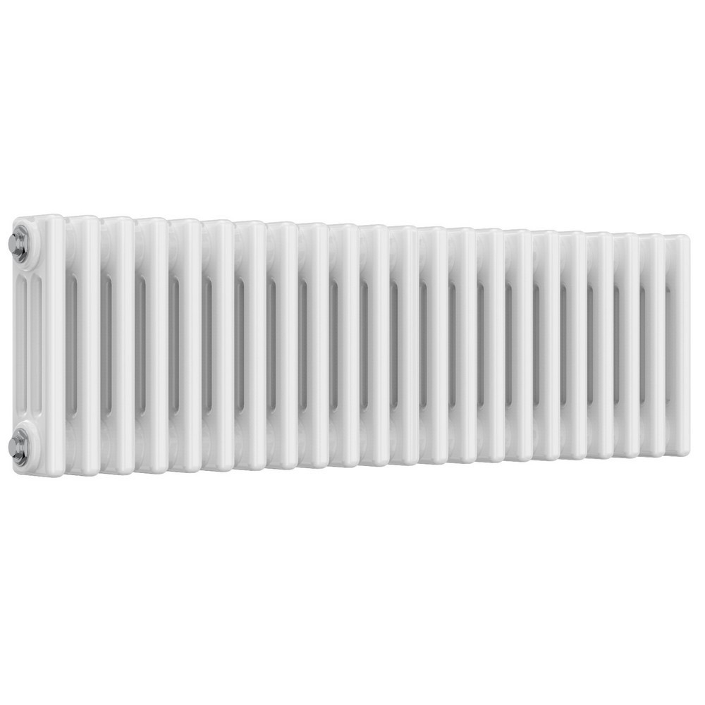 Reina Colona 3 Column 300 x 1010mm White Horizontal Designer Radiator (1)