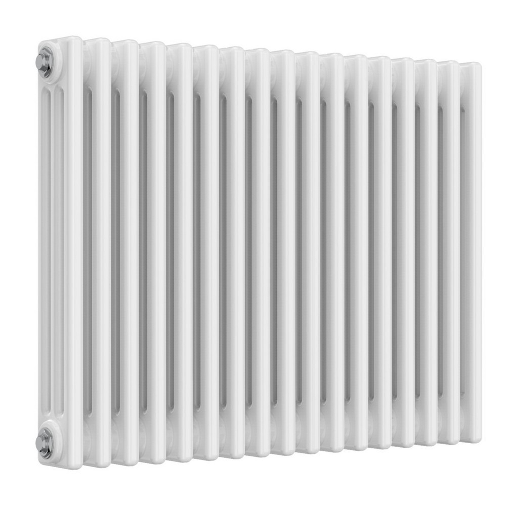 Reina Colona 3 Column 600 x 785mm White Horizontal Designer Radiator (1)