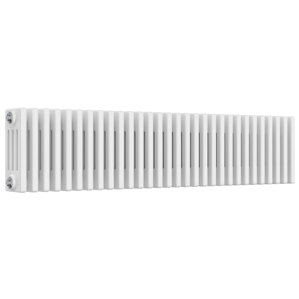 Reina Colona 4 Column 300 x 1010mm White Horizontal Designer Radiator (1)