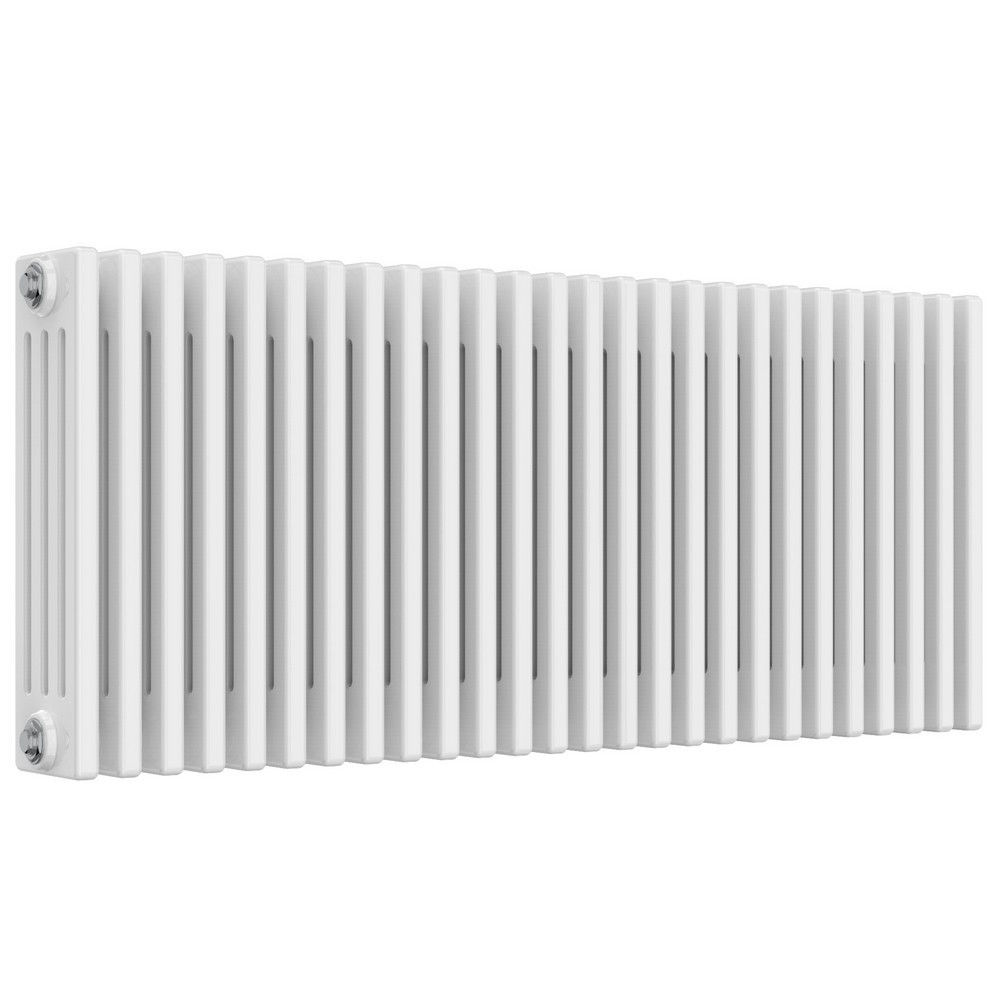 Reina Colona 4 Column 500 x 1010mm White Horizontal Designer Radiator (1)