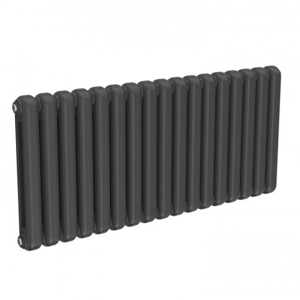 Reina Coneva 550 x 1210mm Anthracite Horizontal Designer Radiator