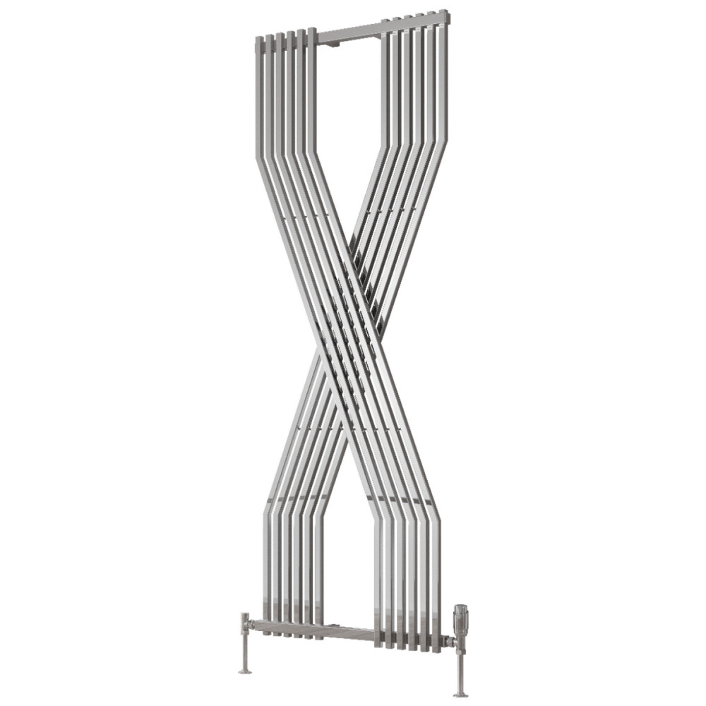 Reina Coredo Mild Steel 1760 x 620mm Radiator in Chrome
