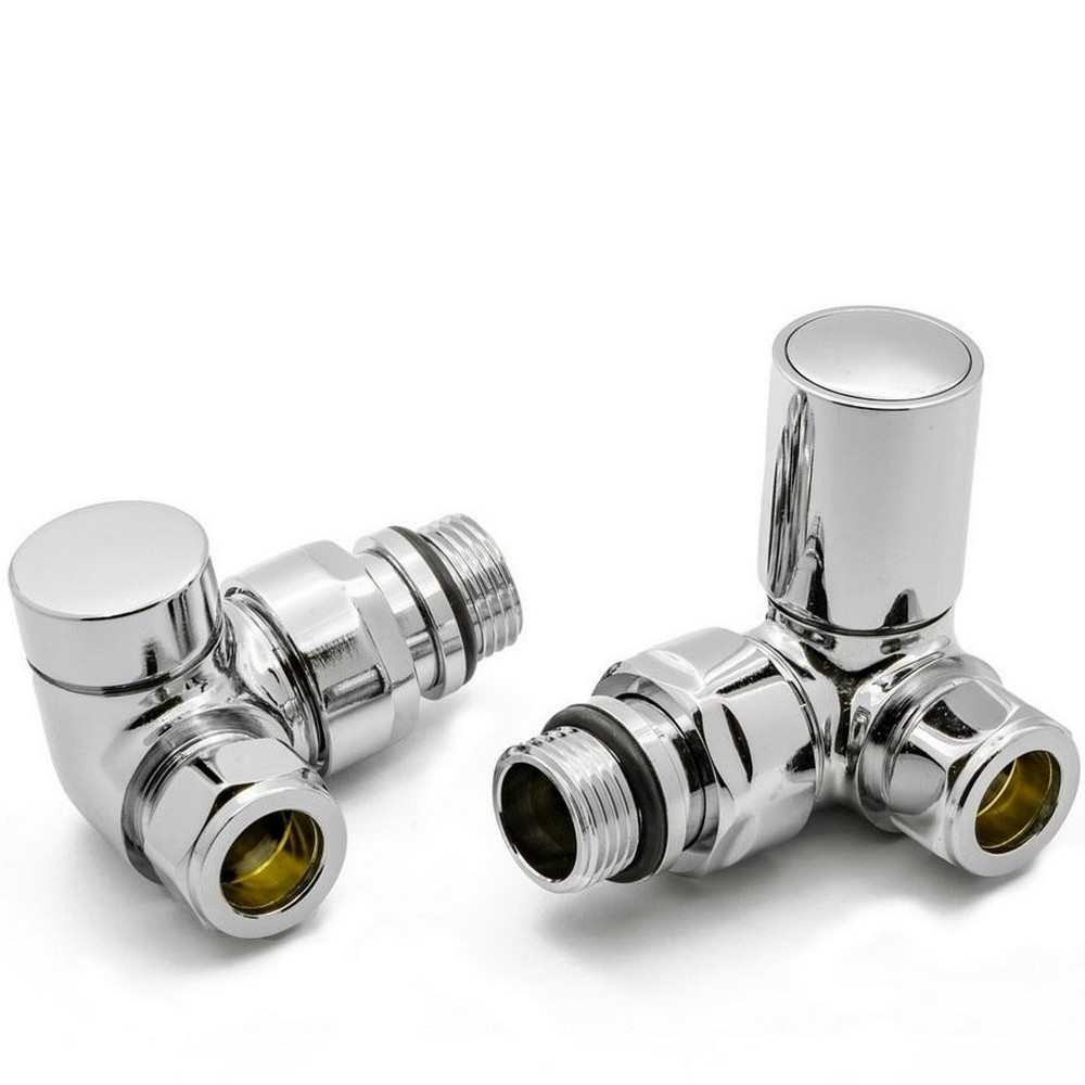 Reina Crova Chrome Corner Radiator Valve