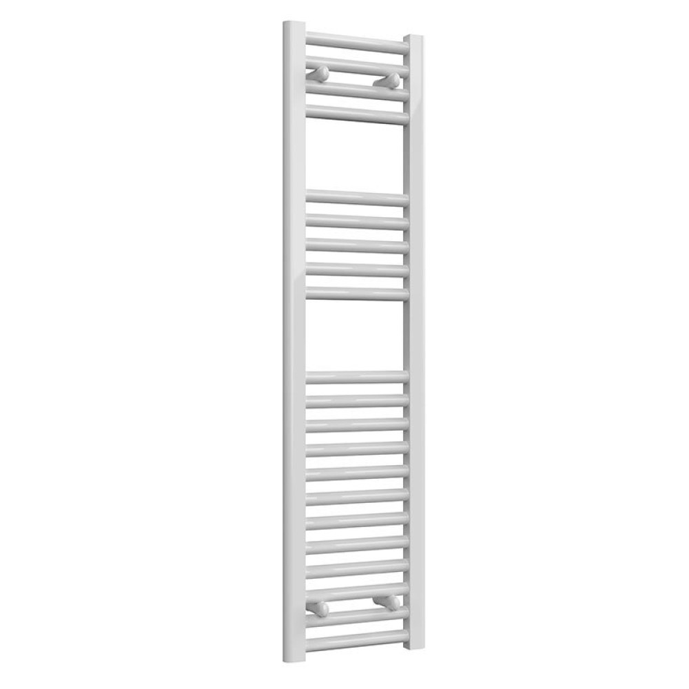 Reina Diva 1200 x 300mm Flat Heated Towel Rail White