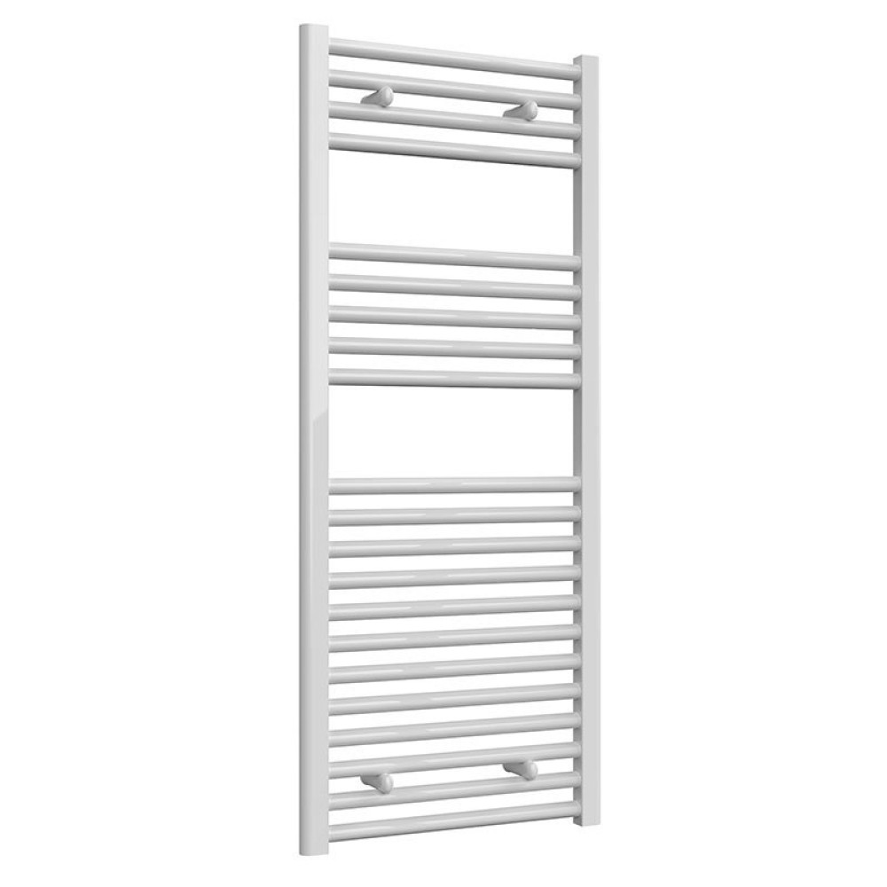 Reina Diva 1200 x 500mm Flat Heated Towel Rail White