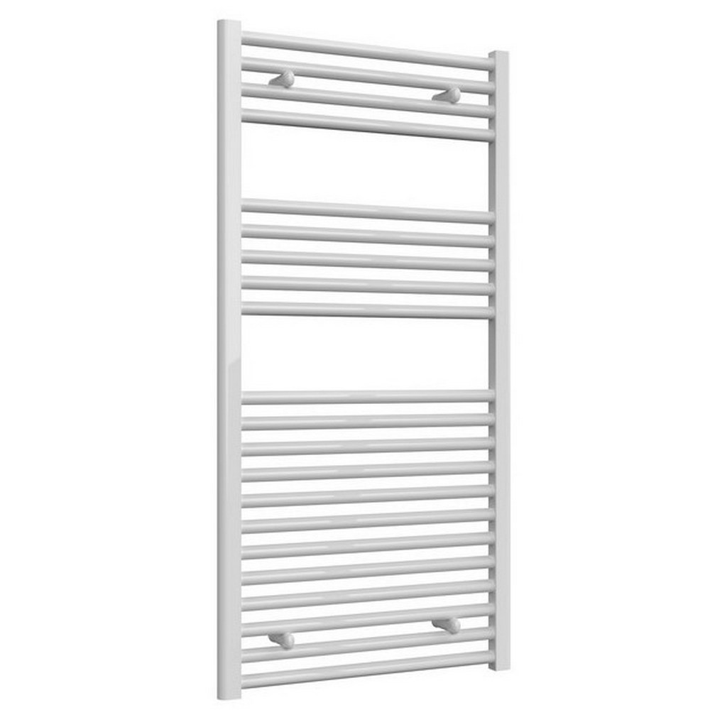Reina Diva 1200 x 600mm Electric Flat Towel Rail in White