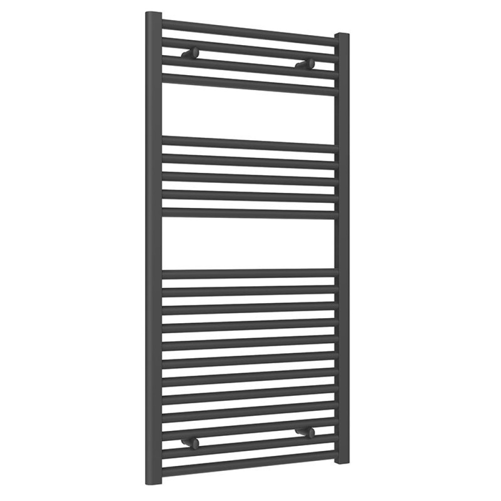 Reina Diva 1200 x 600mm Flat Heated Towel Rail Anthracite