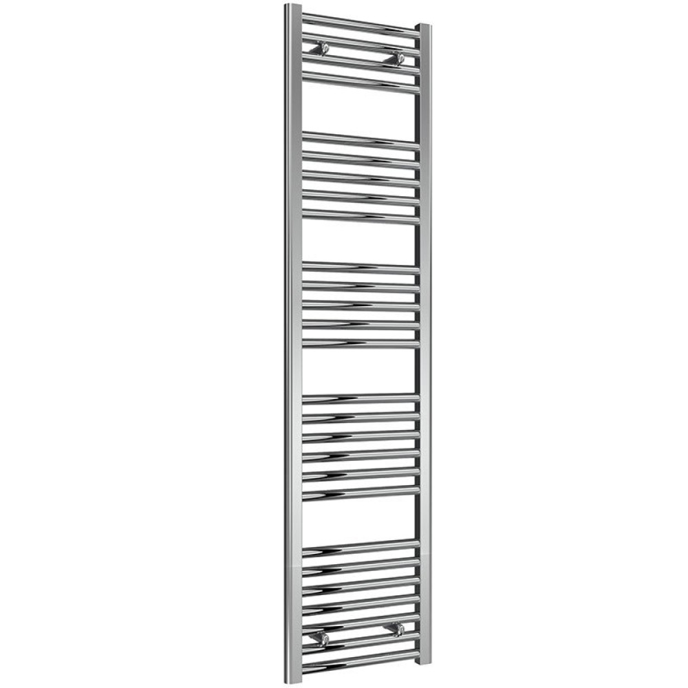 Reina Diva 1600 x 400mm Flat Chrome Heated Towel Rail