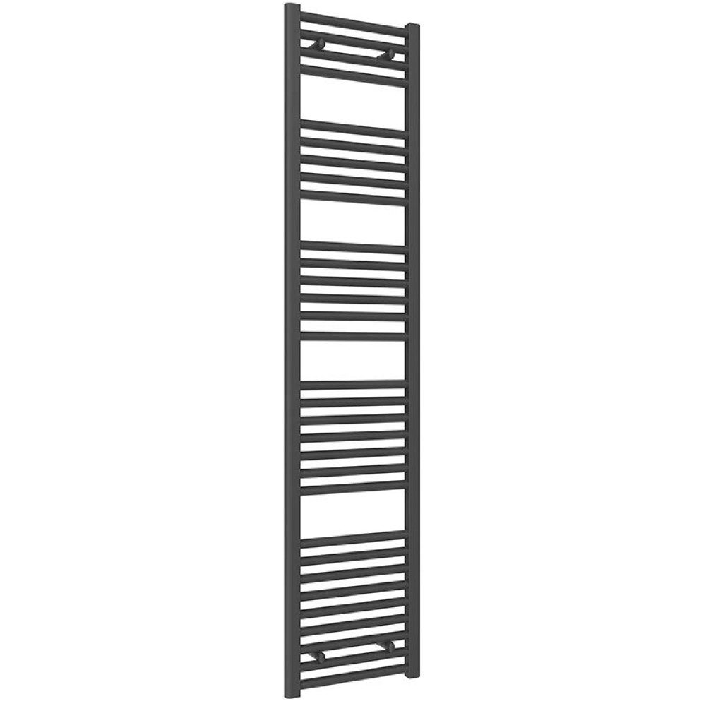 Reina Diva 1800 x 400mm Flat Heated Towel Rail Anthracite