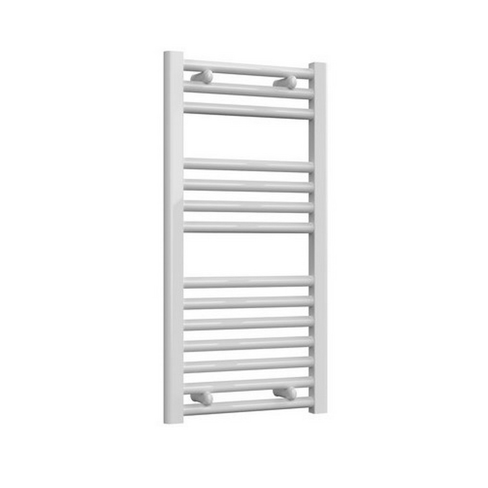 Reina Diva 800 x 400mm Electric Flat Towel Rail in White