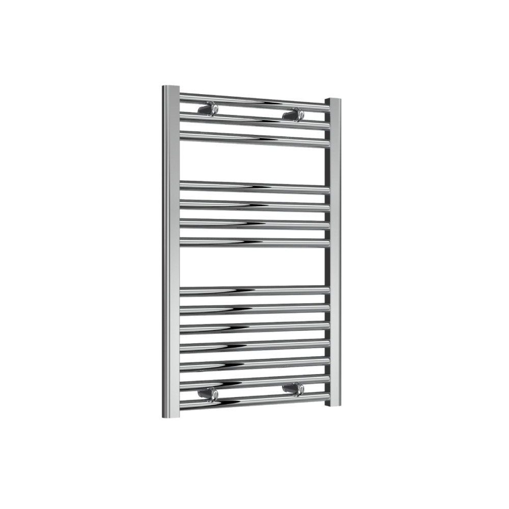 Reina Diva 800 x 500mm Flat Heated Chrome Towel Rail