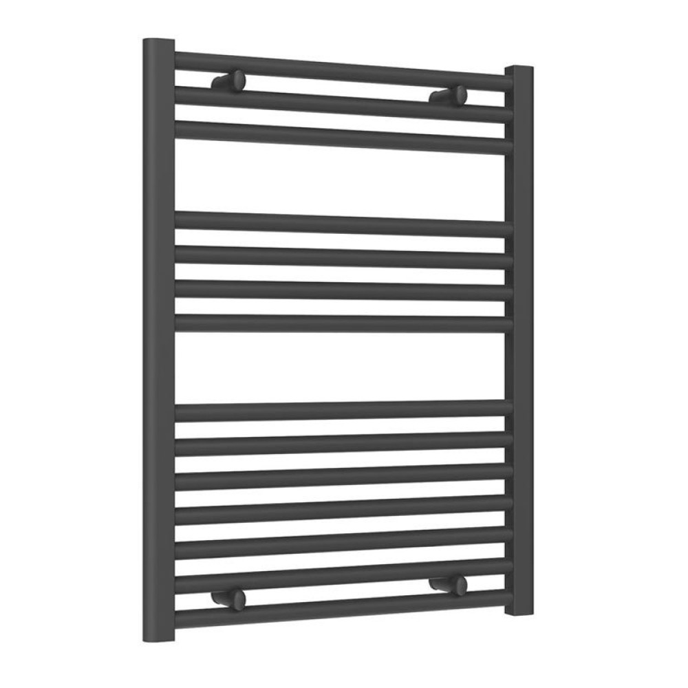 Reina Diva 800 x 600mm Flat Heated Towel Rail Anthracite