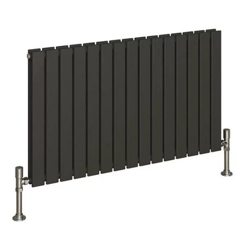 S2Y-Reina Flat Double 600 x 440mm Anthracite Horizontal Designer Radiator-1