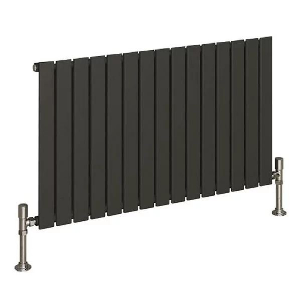 S2Y-Reina Flat Single 600 x 588mm Anthracite Horizontal Designer Radiator-1
