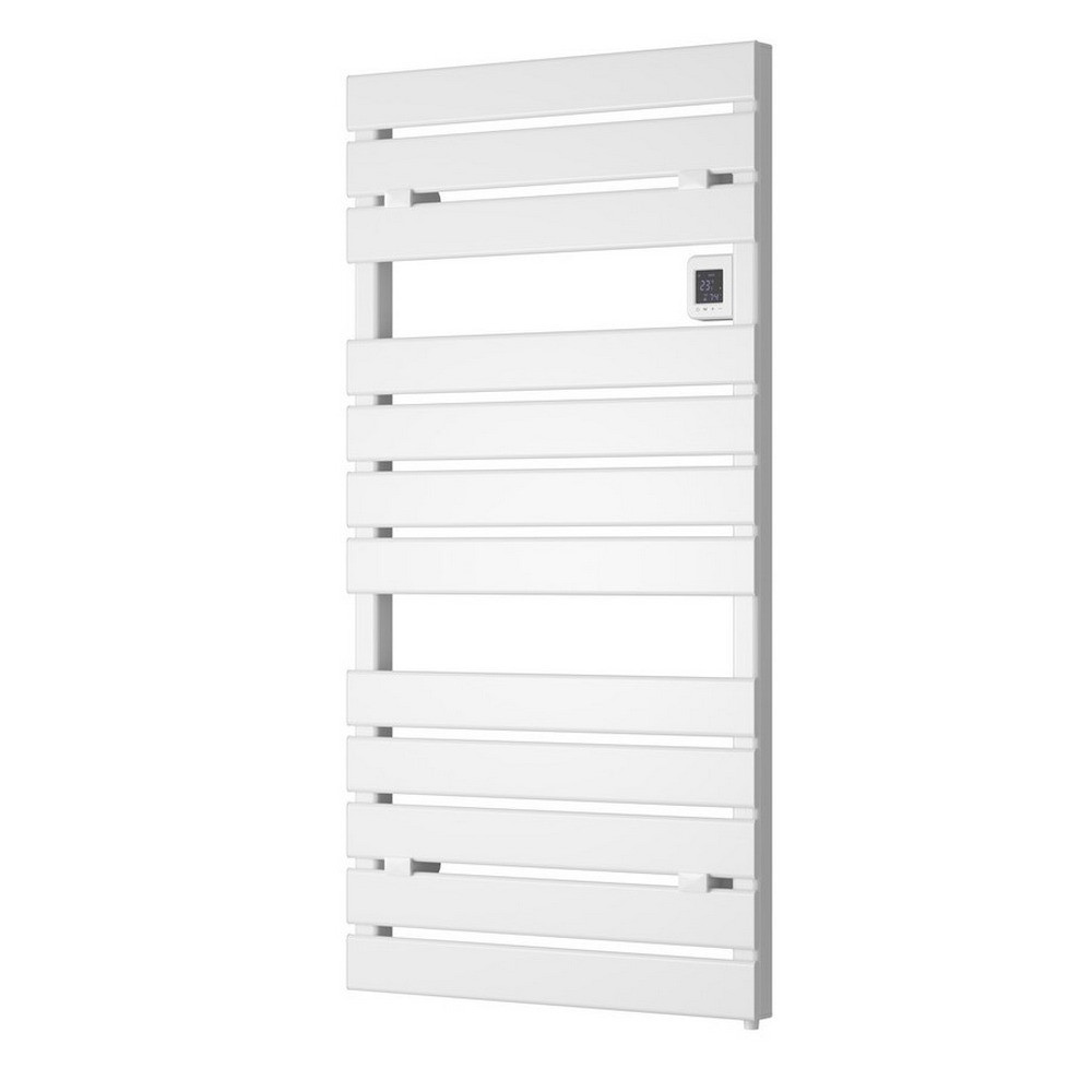 Reina Gia 1120 x 550mm Electric Heated Towel Rail in White