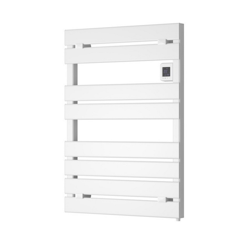 Reina Gia 780 x 550mm Electric Heated Towel Rail in White