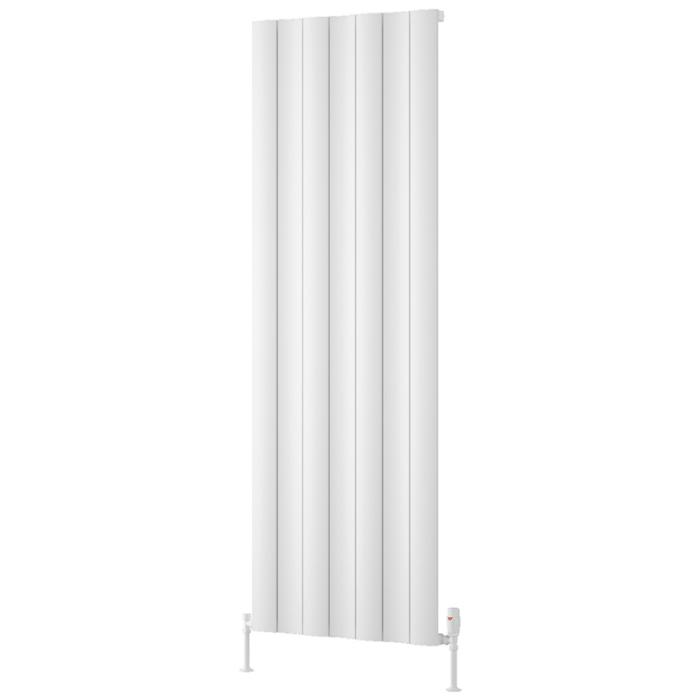 Reina Gio 1800 x 660mm Single Vertical White Aluminium Radiator