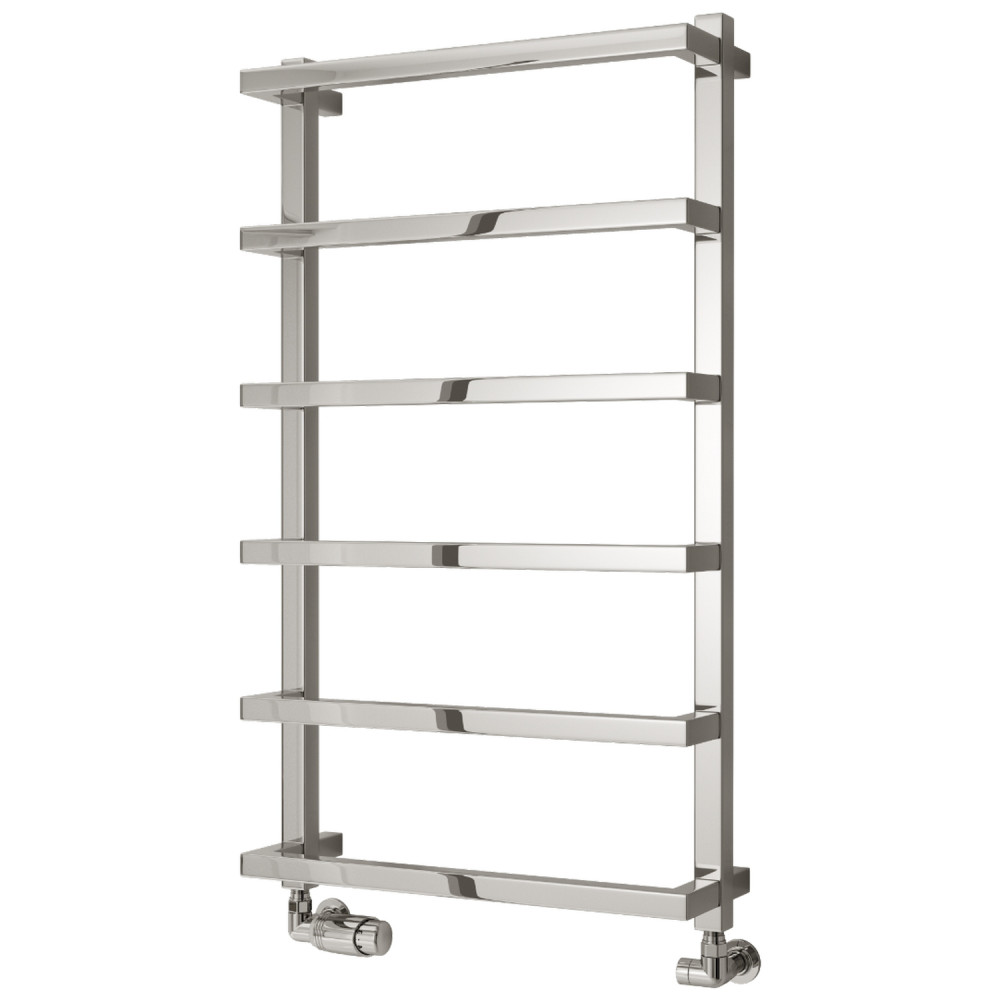Reina Glora 875 x 500mm Mild Steel Heated Towel Rail in Chrome