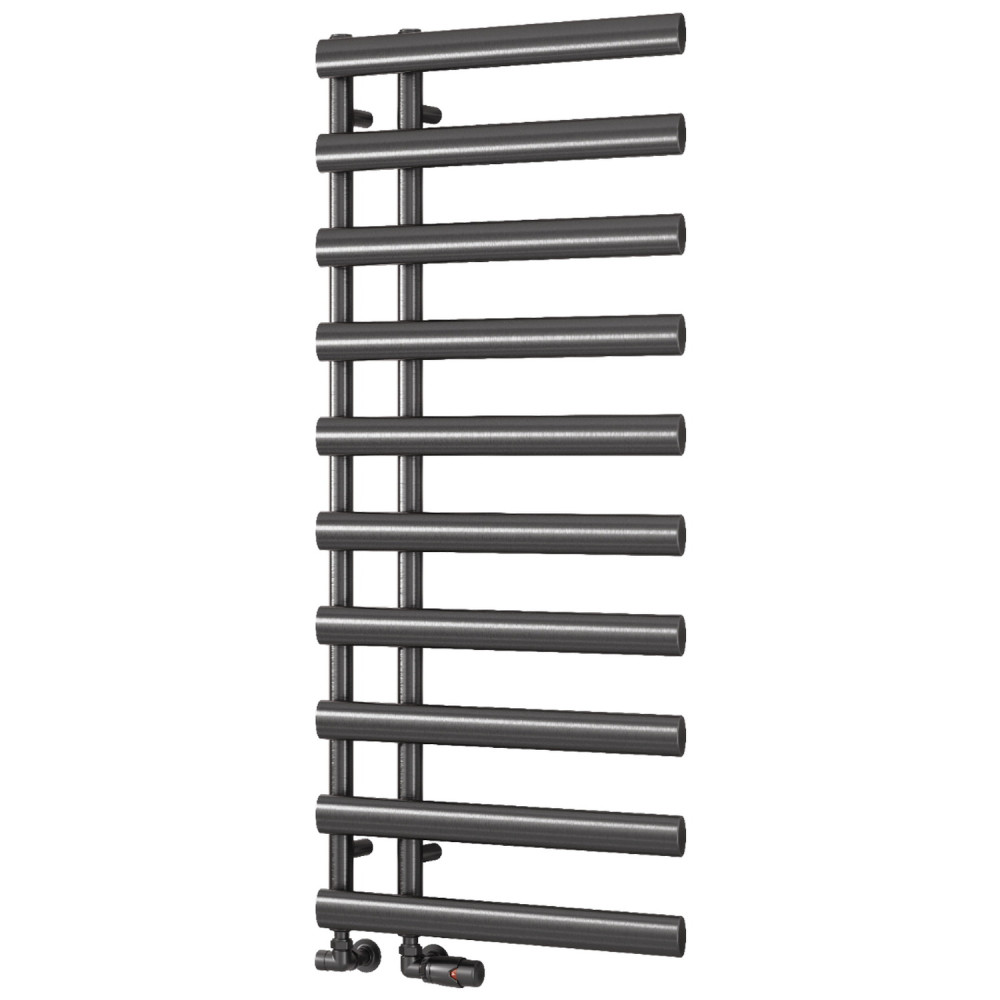 Reina Grace 1140 x 500mm Gunmetal Vertical Designer Towel Radiator