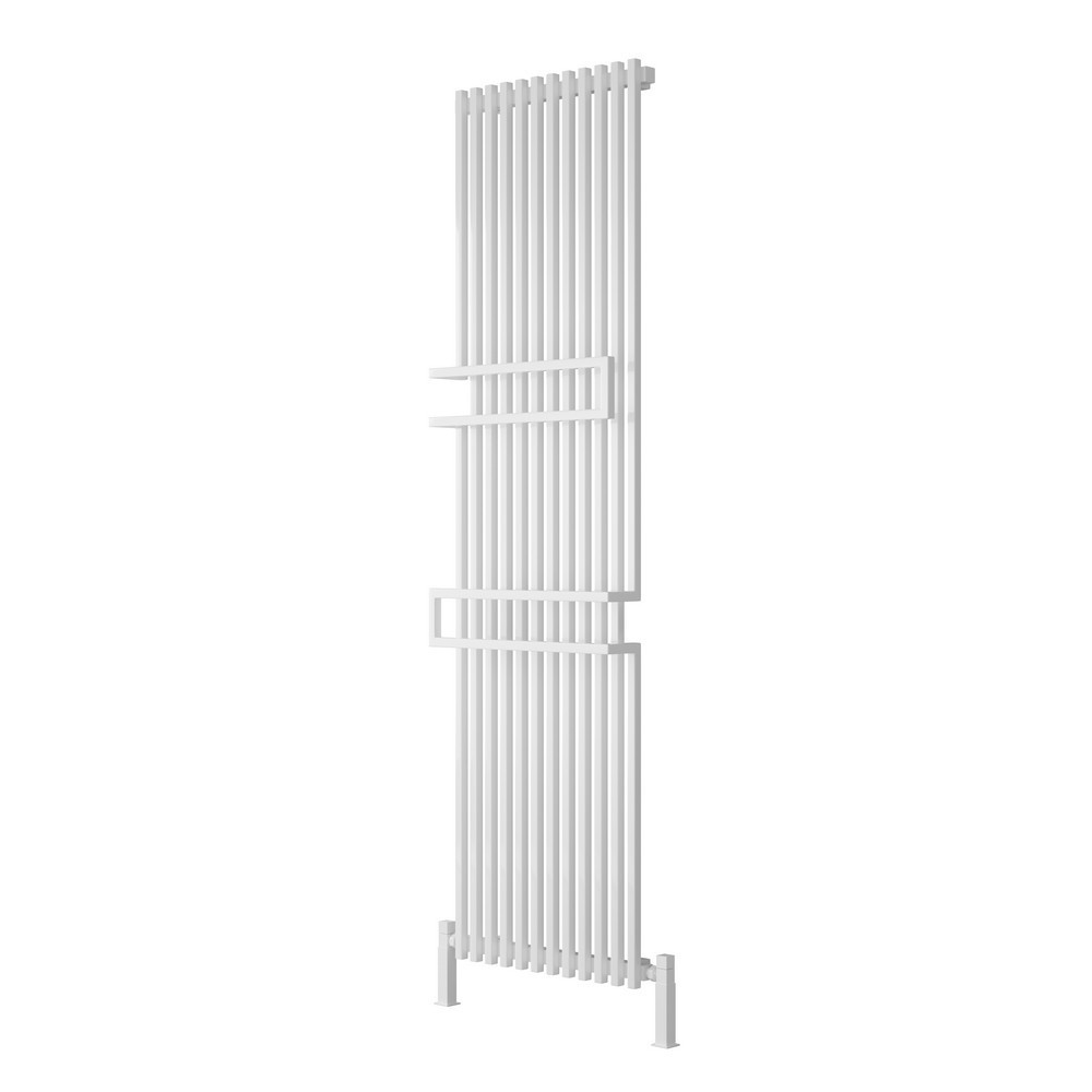 Reina Grande Mild Steel 1800 x 500mm Vertical Radiator in White