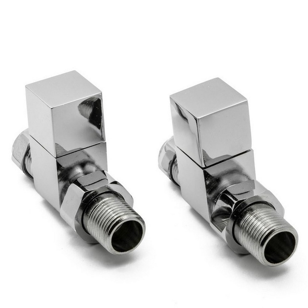 Reina LOGE Straight Chrome Radiator Valve