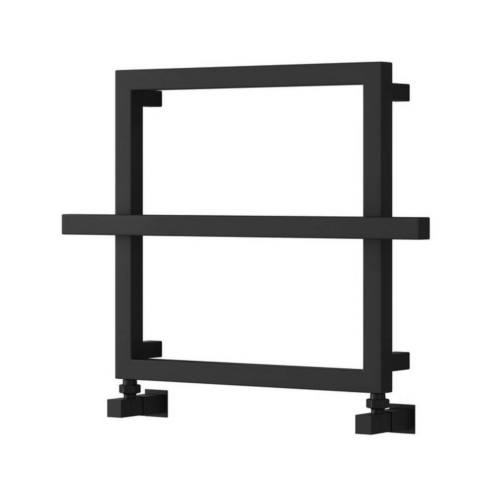 Reina Lago 2 450 x 600mm Black Designer Towel Radiator (1)