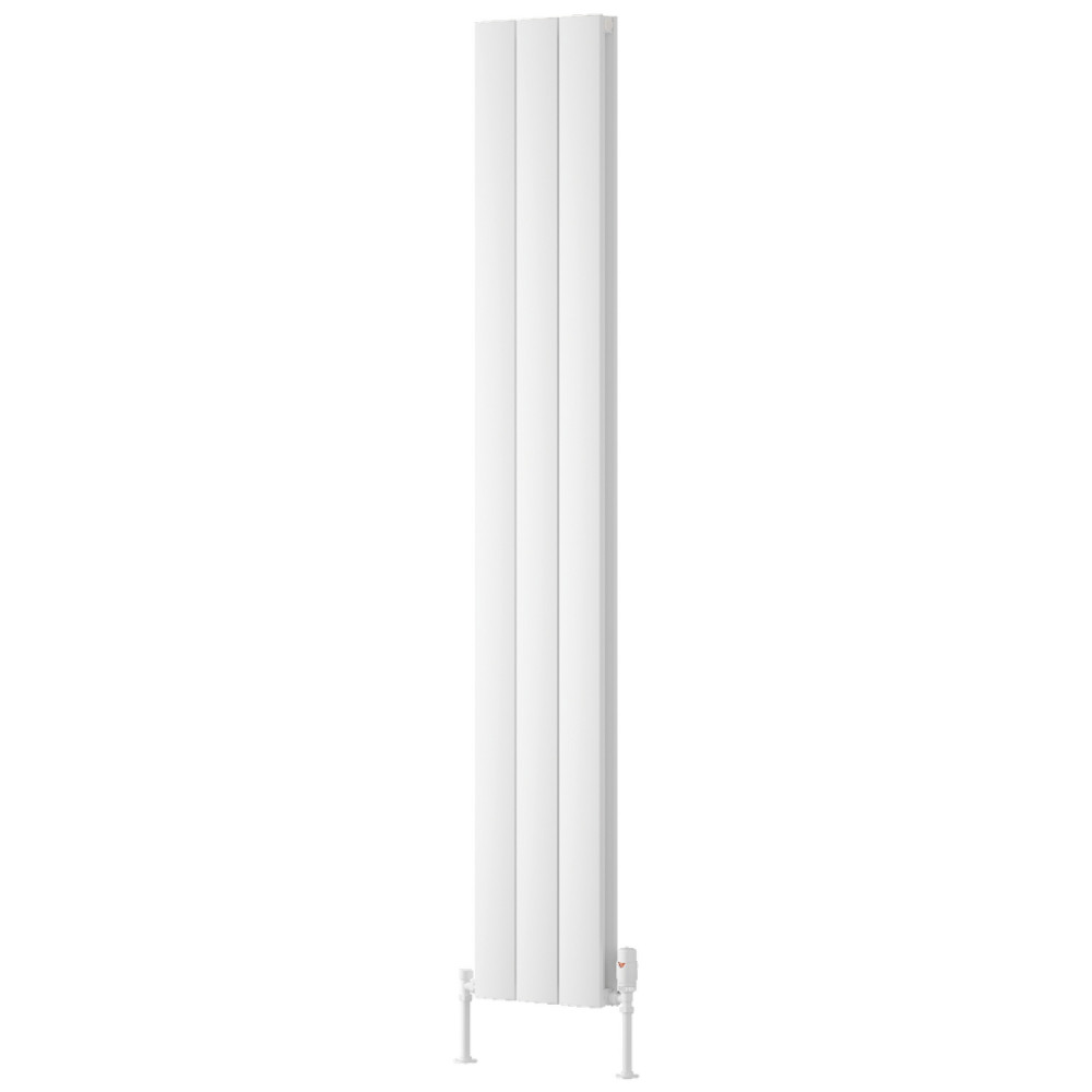 Reina Loco 1800 x 280mm Vertical White Double Aluminium Radiator