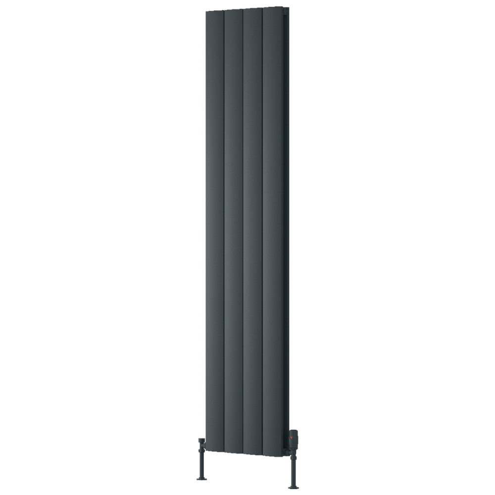 Reina Loco 1800 x 375mm Vertical Anthracite Double Aluminium Radiator