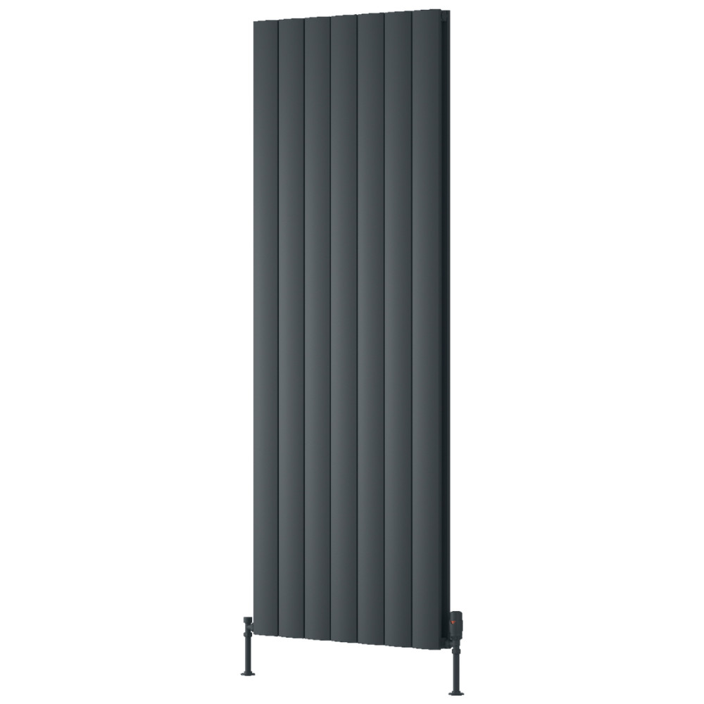 Reina Loco 1800 x 66mm Vertical Anthracite Double Aluminium Radiator