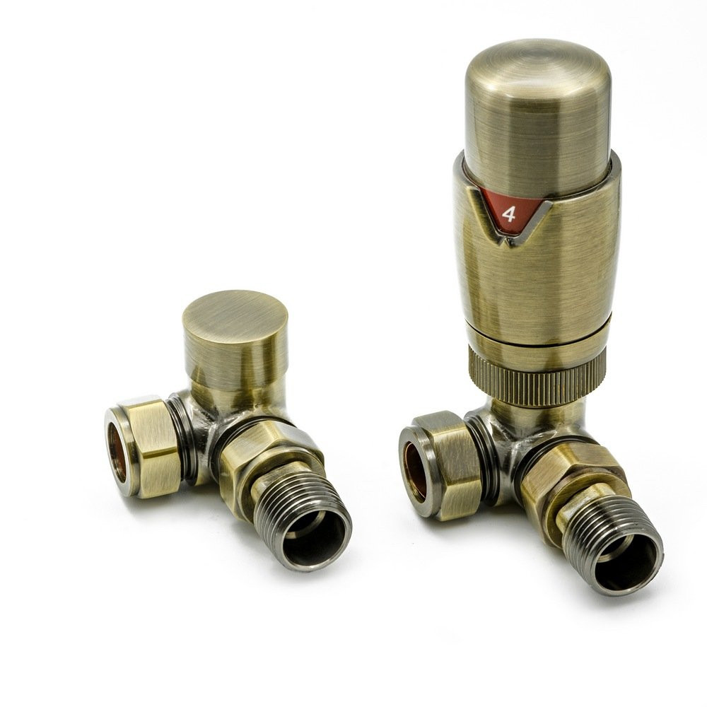 Reina MODAL TRV Corner Bronze Radiator Valve